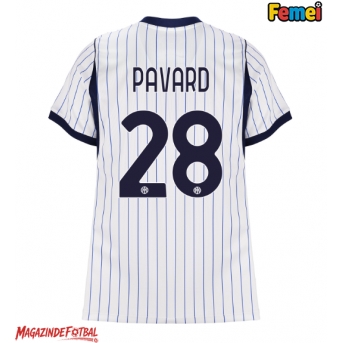 Inter Milan Benjamin Pavard #28 Tricou Fotbal Replică 2026-27 Femei Deplasare